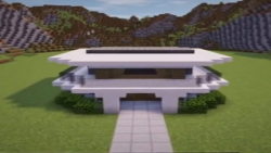 آموزش ساخت خانه مدرن مدل ۱۰ در ماینکرافت