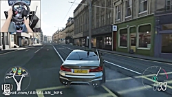 (پارت 2 ) رانندگی و دریفت با بی ام و (BMW M5) با فرمون گیمینگ در فورزا (720p)