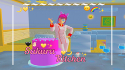 آشپزخونه ی ساکورا/آشپزی در ساکورا اسکول/آشپزی با آلیس/Sakura School Simulator