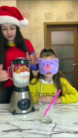 چالش مادر دختری  ترکیب خوردنی...