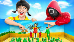 چالش اسکویید گیم زندگی واقعی چ...