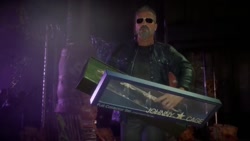 گیم پلی مورتال کمبت 11  نبرد رمبو با Terminator