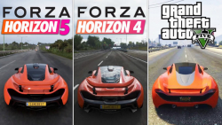 مقایسه Forza horizon 4 و Forza horizon 5 و GTA 5