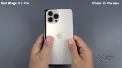 Red Magic 6s Pro Ghost vs iPhone 13 Pro max تست سرعت و دوربین گوشی