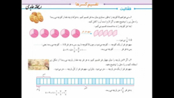 حل کتاب ریاضی پنجم_ تقسیم کسرها
