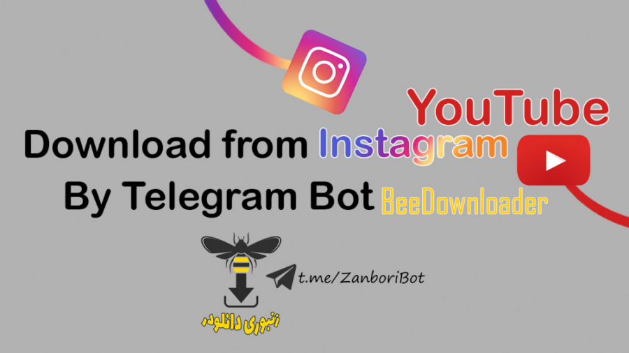 Instagram Post downloader and youtube downloader with telegram bot BeeDownloader