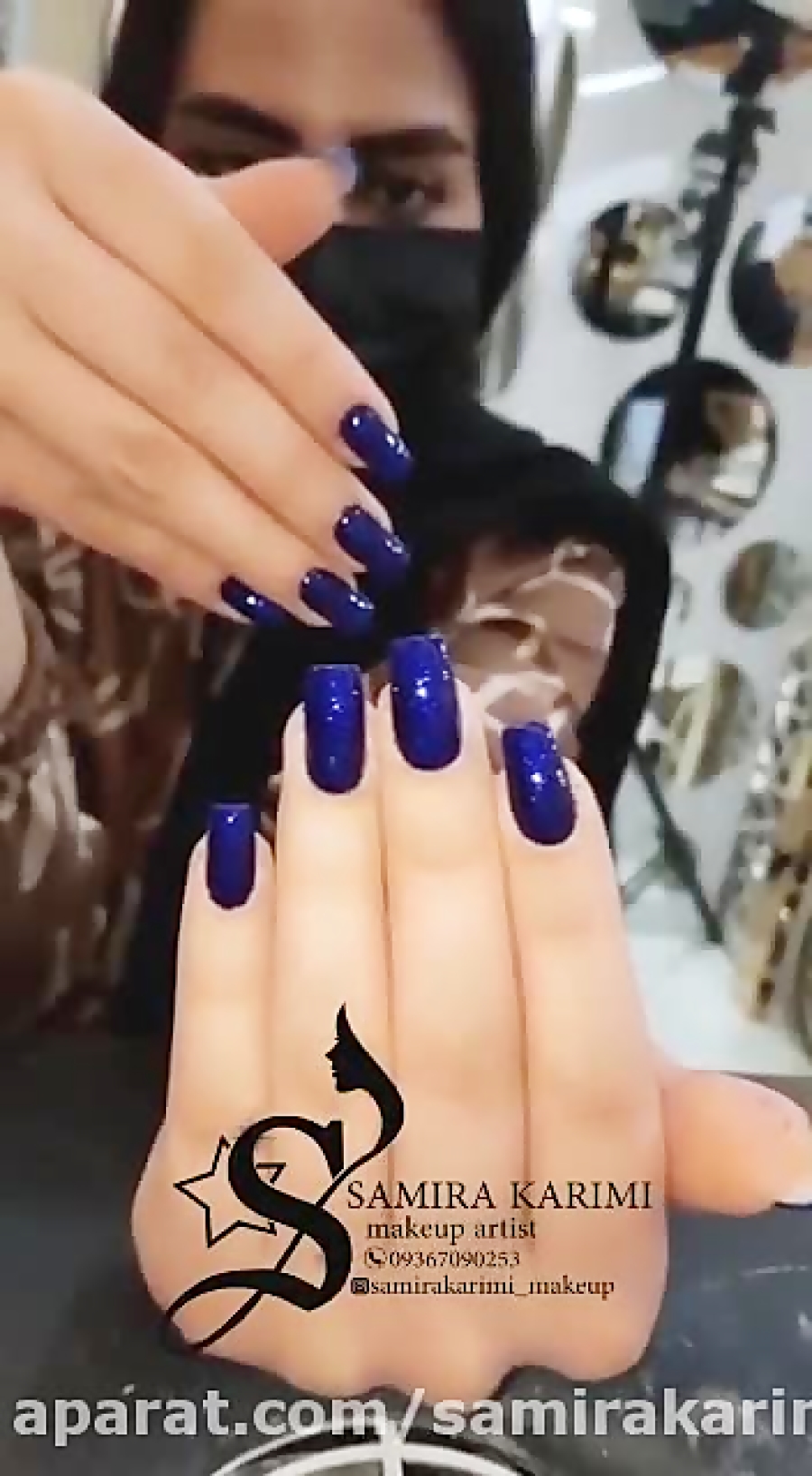 نمونه کاشت ناخن