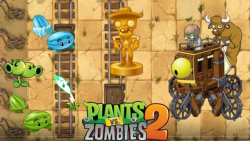 بازی گیاهان علیه زامبی ها 2 / plants vs zombies 2 (باس سوم)