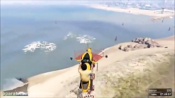 یک پرش بسیار زیبا در gta v