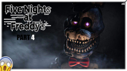 گیم پلی ترسناک Five Night at Freddy ( جررر خوردممم!!! ) Part 4 با حمیدرضامکسر...