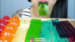 چالش اسمر.چالش ژله های رنگی .چ...