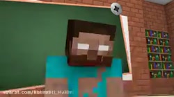 مانکرافت مدرسه هیولا خفن خنده...