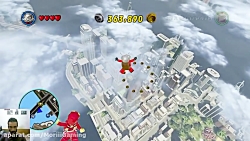 گیم پلی مراحل فرعی بازی لگو مارول Super Heroes 1 - برج تونی استارک