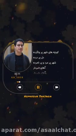 اهنگ جدید فوق العاده زیبا از همایون شجریان