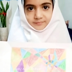چالش نقاشی انتزاعی دبستان شهید خلیلی