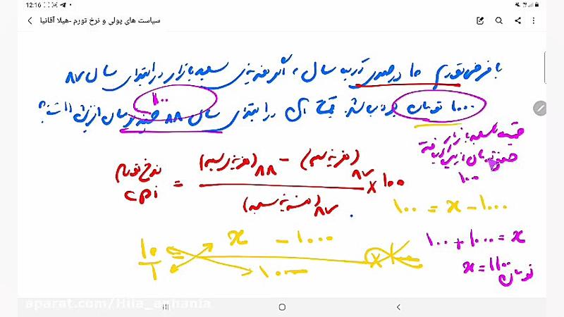 نرخ تورم - اقتصاد دهم - درس نهم جراحی زیبایی پلک