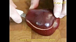 درست کردن قو با سیب تزیین میوه...