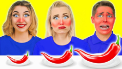 چالش بشقاب کوچک و بزرگ و غذاها...