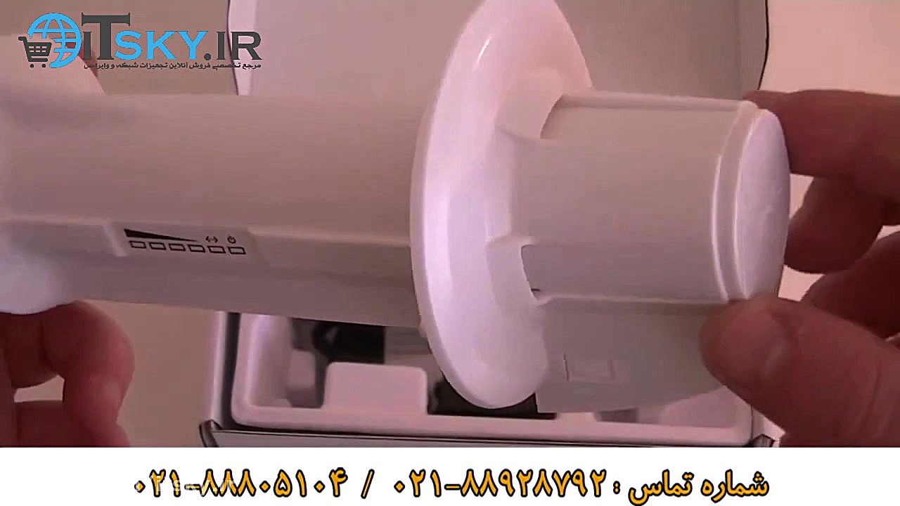 فیلم معرفی رادیو آنتن NanoBeam M5 400 25dBi یوبی کوییتی زمان61ثانیه