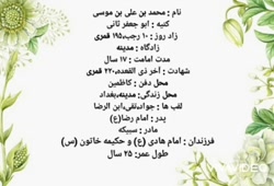 معرفی امام جواد در 3 دقیقه