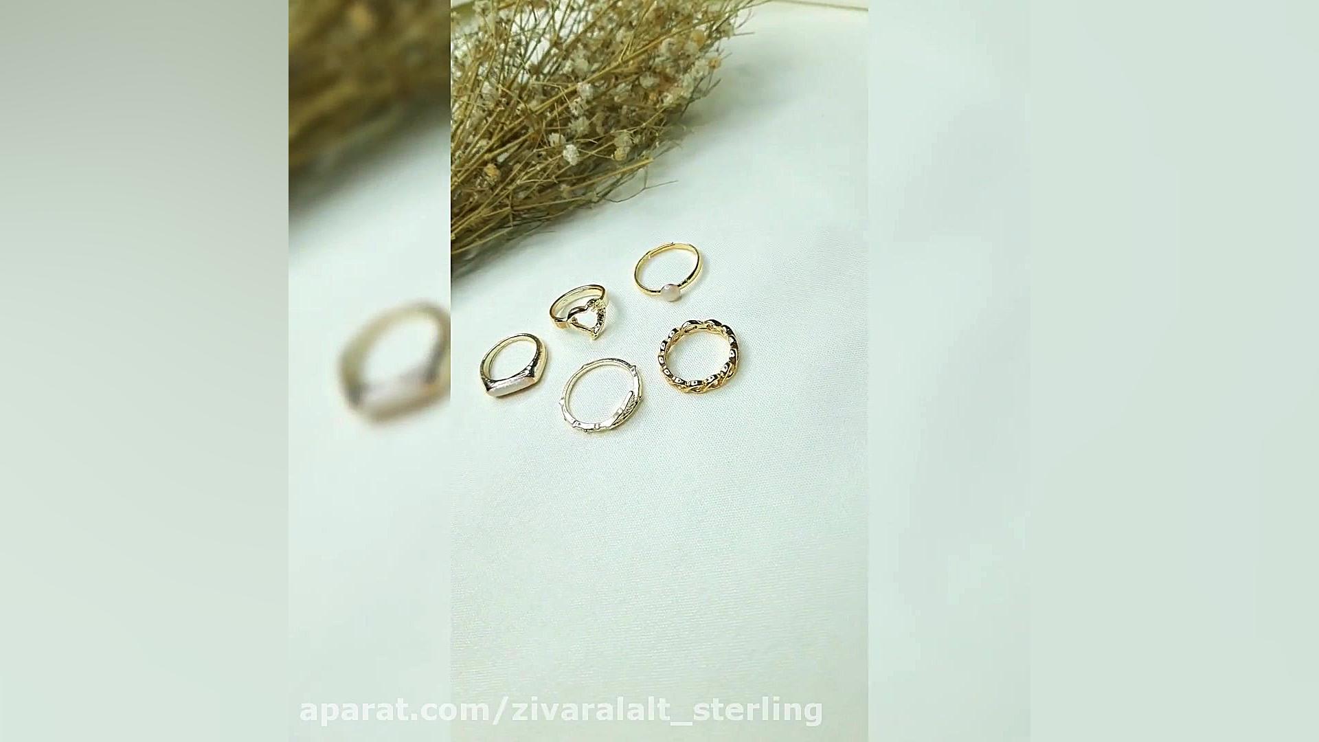 پک انگشتر زنانه ثبات رنگ بالا بدون حساسیت کد 5850 ساکوبیتریل