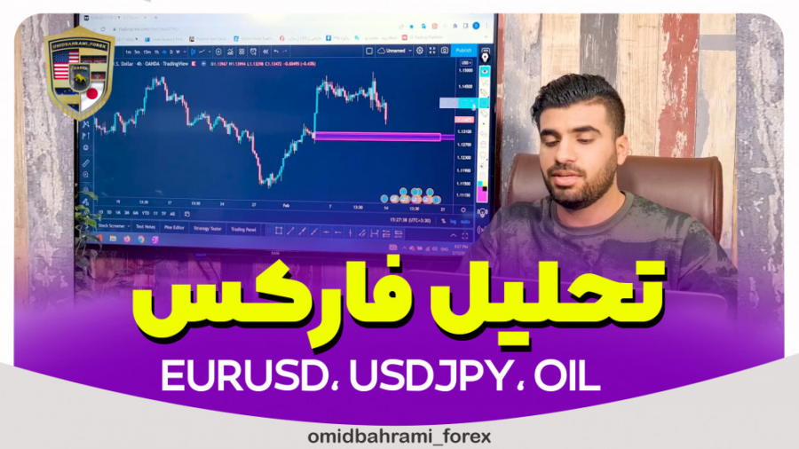 | تحلیل فارکس | | بازارخوانی | تحلیل تکنیکال | EURUSD , USDJPY, OIL | مهدی مهدوی‌کیا