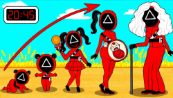 ایده های کارتونی اسکویید گیم