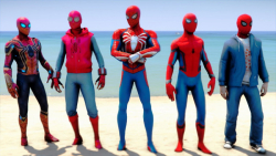 انواع لباس های مرد عنکبوتی در...