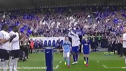 تونل قهرمانی بازیکنان اورتون ب...