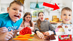 چالش ۲۴ ساعته انتخاب غذا با مد...