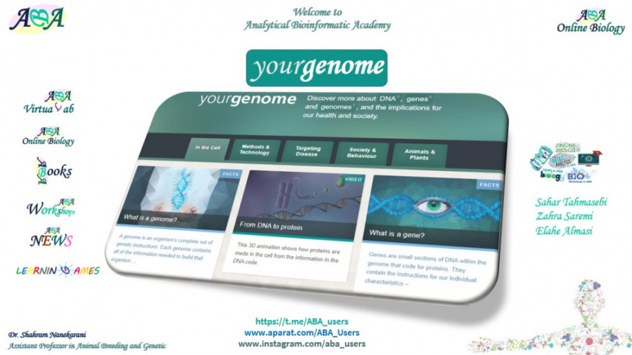 پایگاه داده yourgenome لیزر موهای زائد