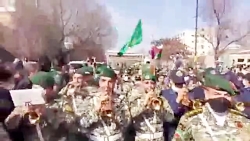 تشییع باشکوه شهدای سانحه سقوط...