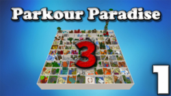 پارکور پارادایس 3. پارت 1.  Minecraft Parkour Paradise 3.