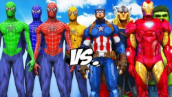 نبرد تیم مرد عنکبوتی در مقابل انتقام جویان