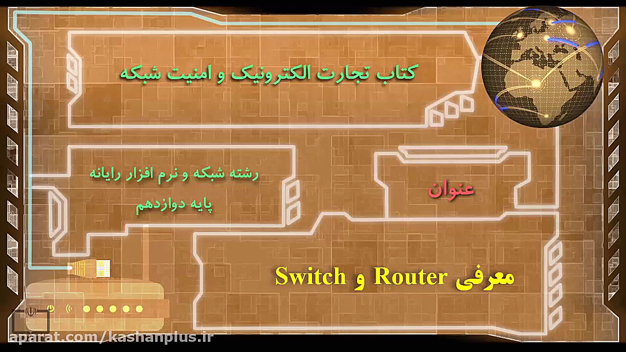 فیلم های آموزشی تجارت الکترونیک -معرفی Router و Switch- پودمان 3 زمان229ثانیه