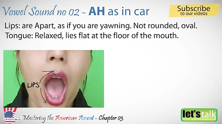 American Accent Training AH sound