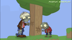Minecraft vs Plant vs Zombies...