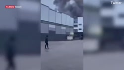 لحظه برخورد موشک روسی به فرودگ...