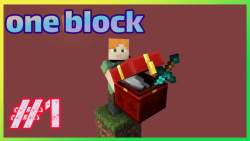 ماینکرافت وان بلاک | minncraft one block #1