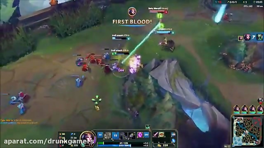 league of legend | rock you | ویدیو لیگ اف لجند | خنده