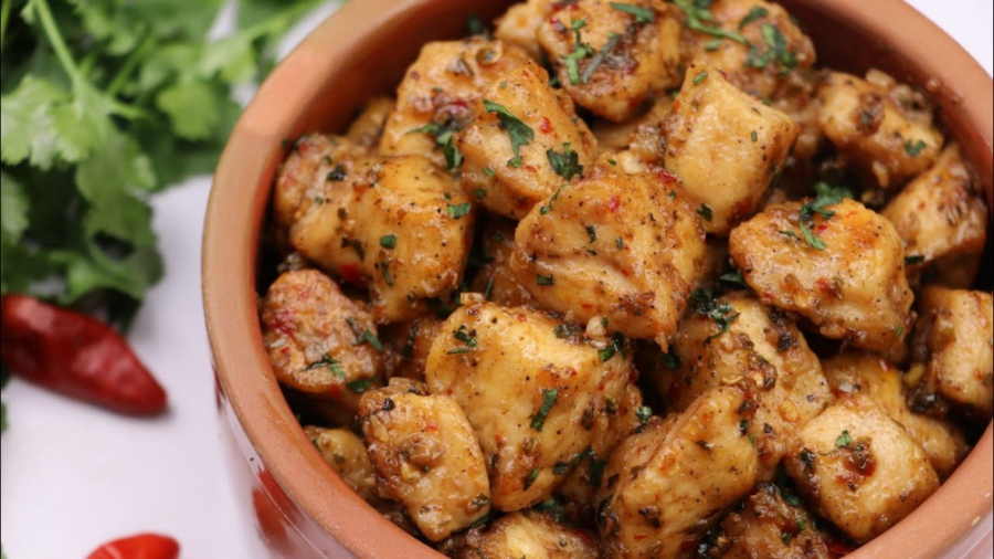 دستورپخت مرغ با سیر و کره :: آموزش آشپزی جدید