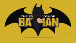 انیمیشن تکامل لباس بتمن در تار...