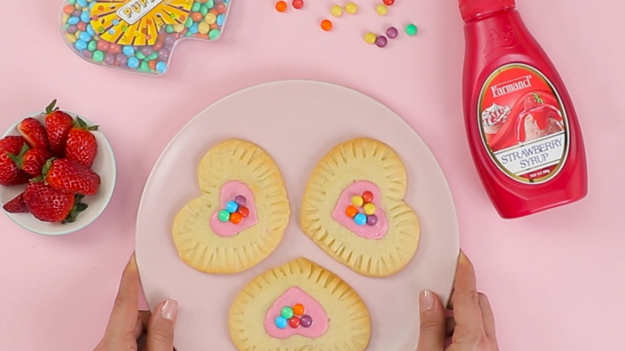 طرز تهیه کوکی های جذاب قلبی