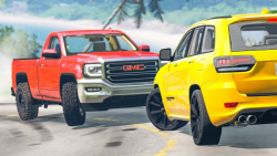 گیم ماشینی جدید:: تصادف ماشین زرد و قرمز