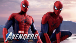 گیم پلی از بازی Marvel Avengers با لباس Spider Man Iconic