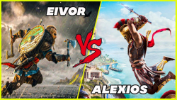 مقایسه کارکتر های ایور و الکسیوس در اساسین کرید eivor vs alexios