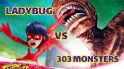 کلیپ ساختگی لیدی باگ : LADYBUG VS 303 MONSTER