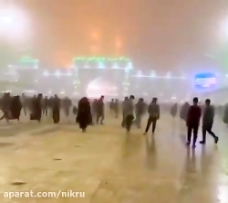 طوفانِ خاک، کربلا و نجف را درنوردید طوفانِ خاک، کربلا و نجف را درنوردید