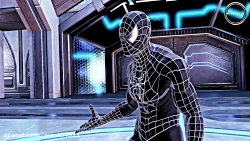 گیم پلی از بازی Spider Man Shattered Dimensions با لباس Black Suit Sam Raimi