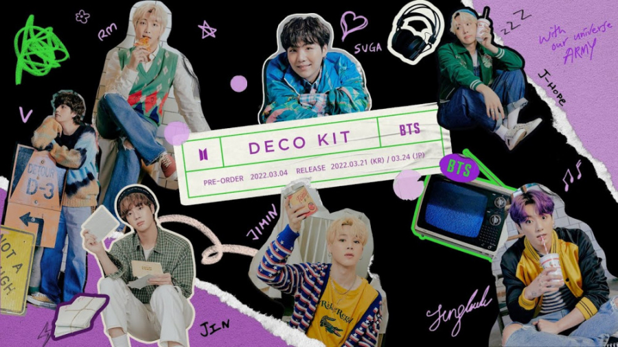 BTS تیزر برنامه جدید 2022 بی تی اس بنام «DECO KIT» «دکـو کـیت» کیفیت 1080p Super Resolution Microscopy